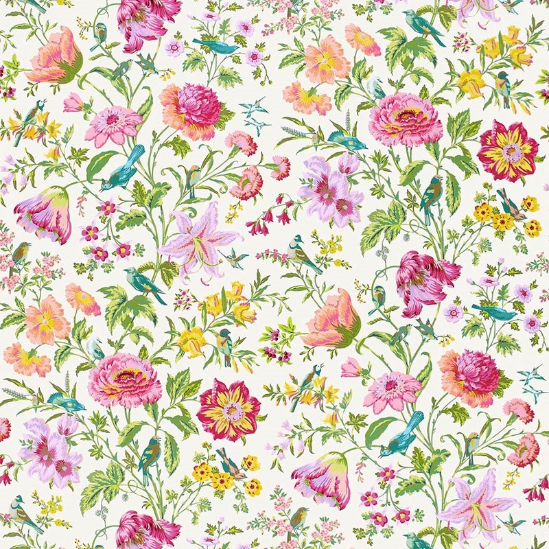 Purchase sample of 175220 Avondale Floral, Meadow by Schumacher Fabric