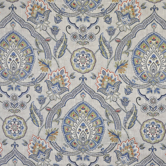 RK4121 | Royal Botanic Platinum by Maxwell Fabric