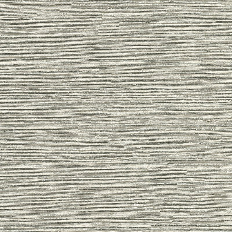 Save 2807-8044 Warner Grasscloth Resource Mabe Grey Faux Grasscloth Wallpaper Grey by Warner Wallpaper