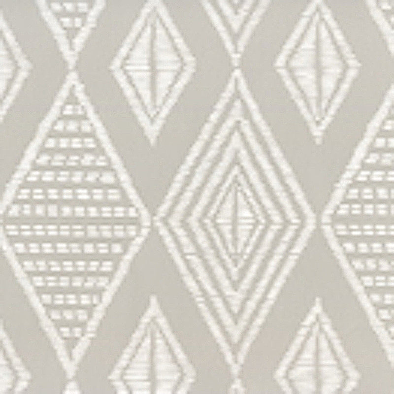 Sample AP855-GREY Safari, Pale Grey on White by Quadrille Wallpaper