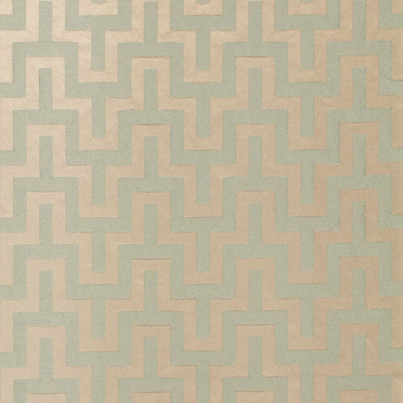 Purchase sample of 66551 Maubray Weave, Aqua by Schumacher Fabric