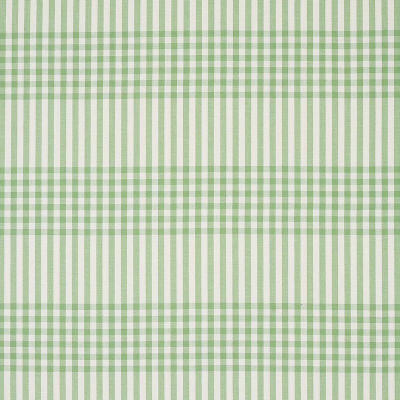 Purchase sample of 80804 Bergen Plaid, Green by Schumacher Fabric