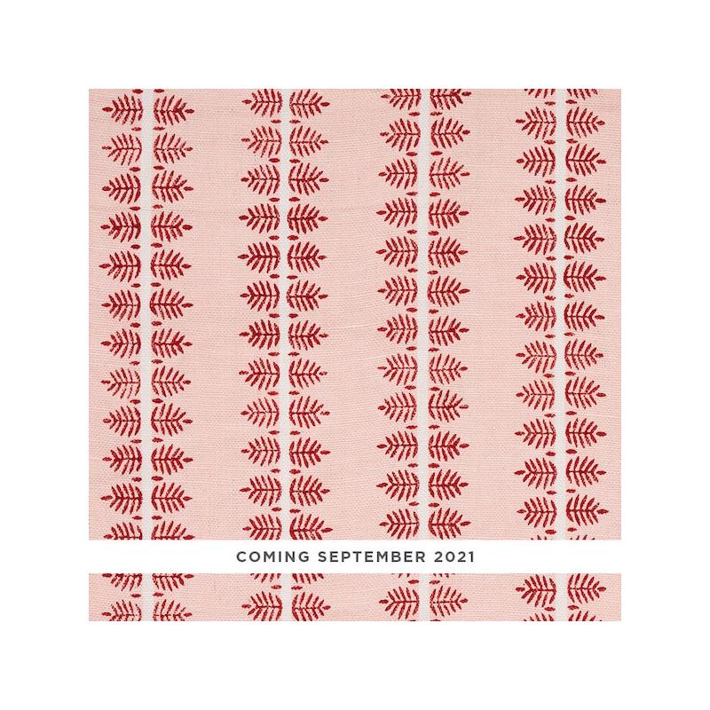 Purchase sample of 80520 Alva Hand Block Print, Blush by Schumacher Fabric