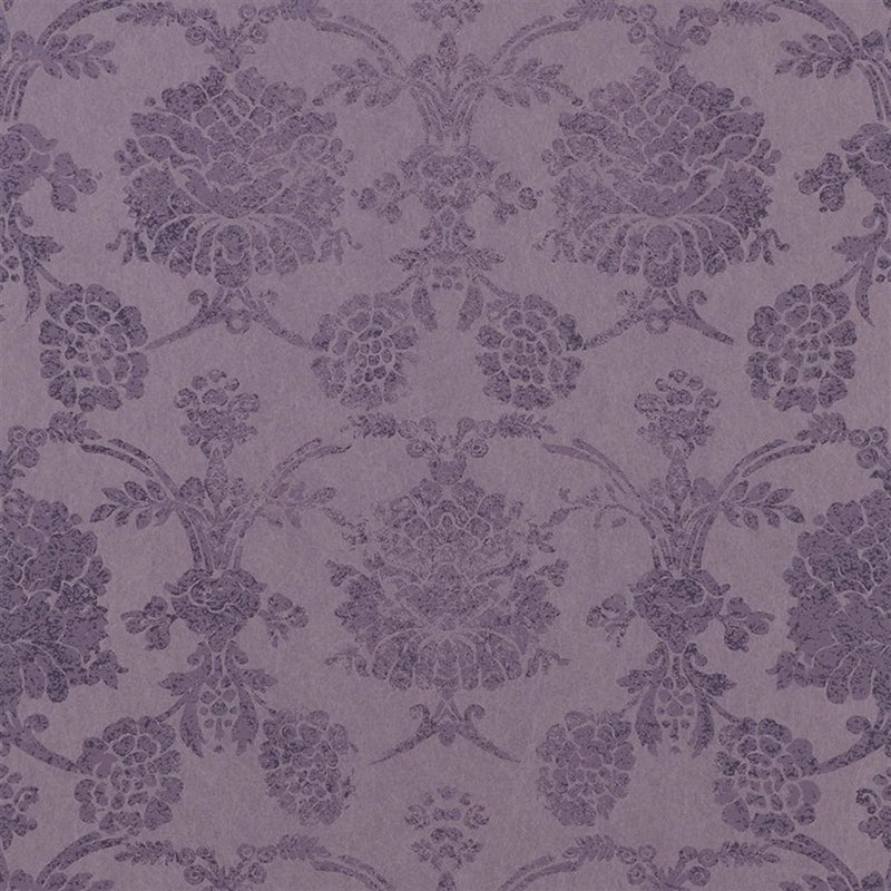 Sample PDG648-08 Sukumala Lino, Thistle by Designer Guild Wallpaper