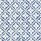 Sample 306330W-09 Puccini, New Navy on Almost White by Quadrille Wallpaper