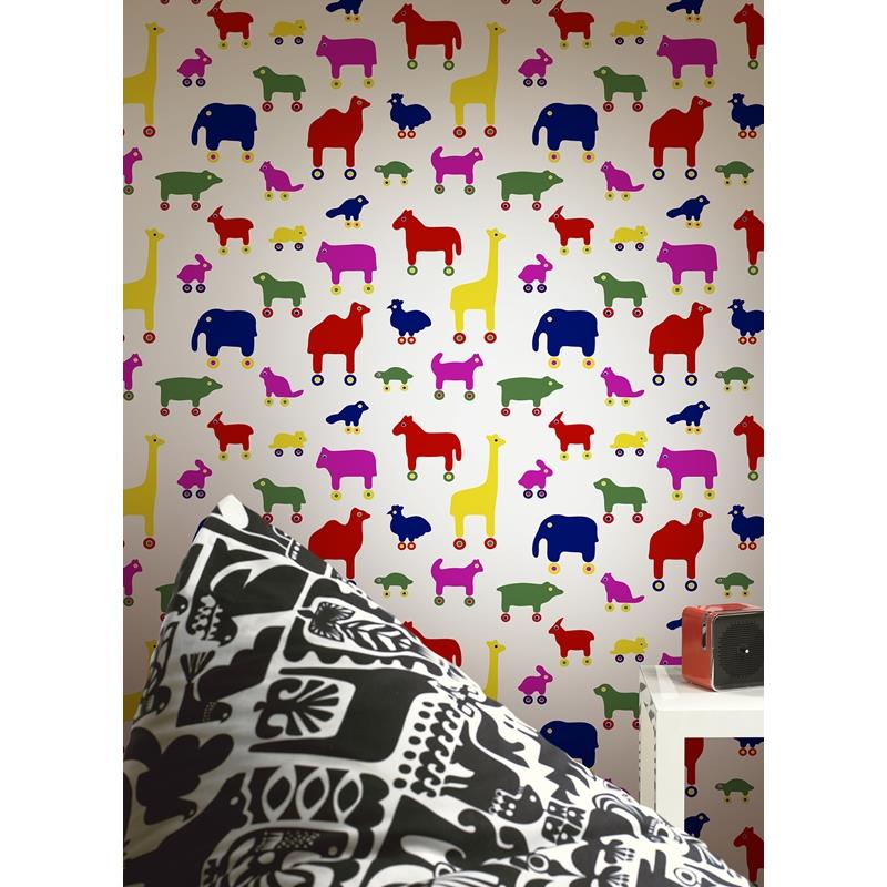 MKS4502 Marimekko Multi Rulla Peel &amp; Stick Wallpaper by NuWallpaper4