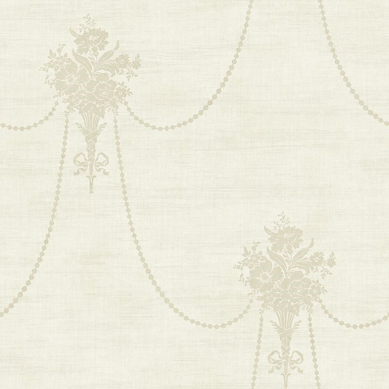 Search MV80207 Vintage Home 2 Beaded Bouquet by Wallquest Wallpaper