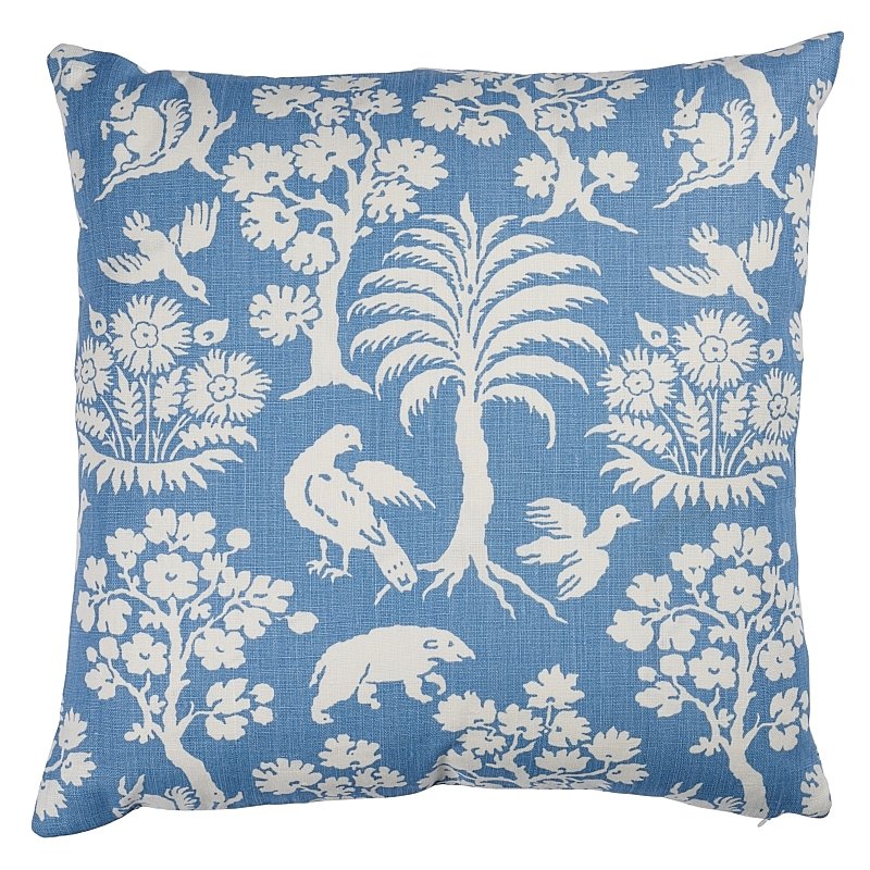 So17936013 Aditi Hand Blocked Print Pillow Blue and White By Schumacher Furniture and Accessories 1,So17936013 Aditi Hand Blocked Print Pillow Blue and White By Schumacher Furniture and Accessories 2