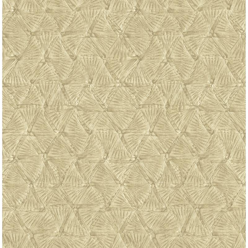 Sample 2970-26119 Revival, Wright Gold Textured Triangle Wallpaper by A-Street Prints Wallpaper