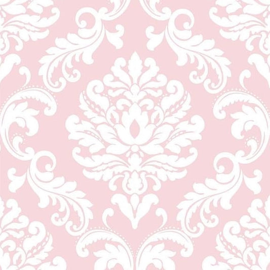 Acquire NU1397 Pink Ariel Peel And Stick Wallpaper by NuWallpaper