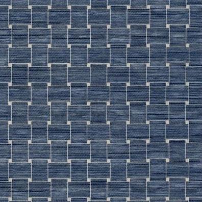 Looking 8020108.50.0 Beaumois Woven Blue Geometric by Brunschwig & Fils Fabric