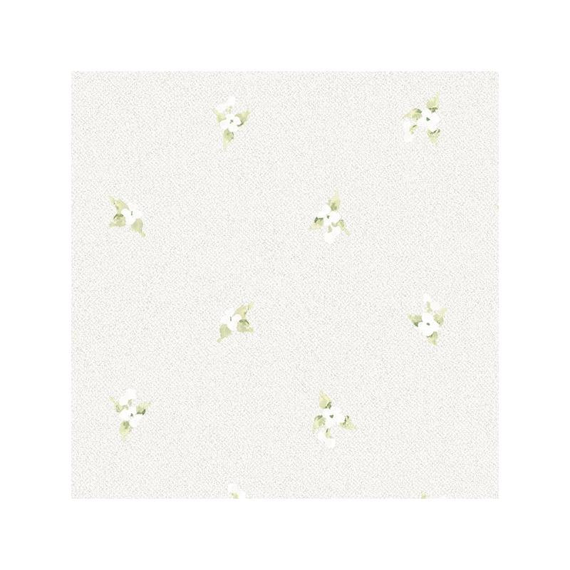 Sample AF37749 Flourish Abby Rose 4, Green Laurel Spot Wallpaper by Norwall
