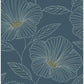 Sample 2764-24318 Mythic Blue Floral Mistral by A-Street Prints