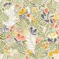 Sample 2999-55011 Annelie, Brittsommar Green Woodland Floral by A-Street Prints Wallpaper