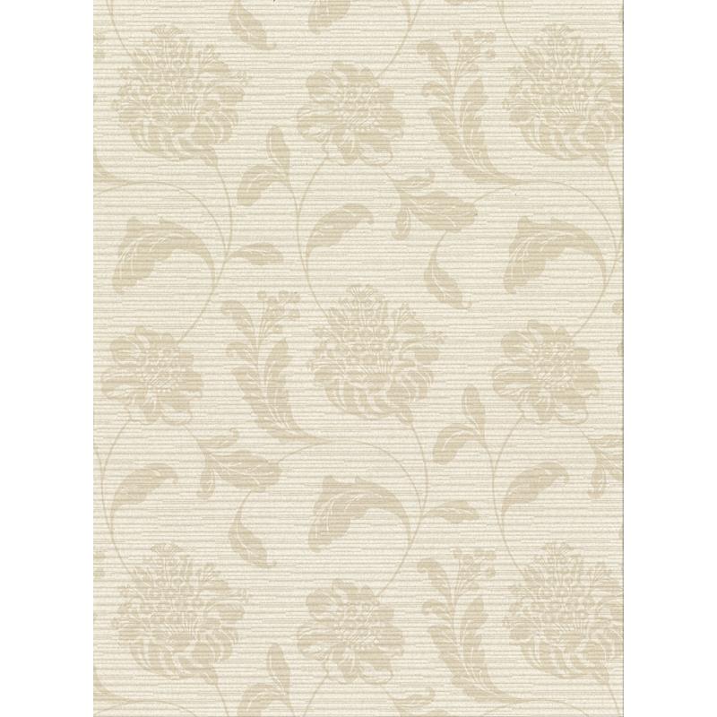 Sample 2910-2753 Warner Basics V, Holiday Beige Jacobean Wallpaper by Warner
