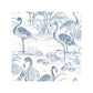 Sample 3120-13602 Sanibel, Everglades Blue Flamingos by Chesapeake Wallpaper