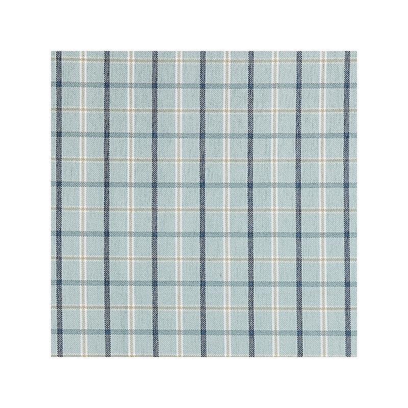Sample 27121-002 Bristol Plaid, Mineral - Scalamandre Fabric (SC 000227121)