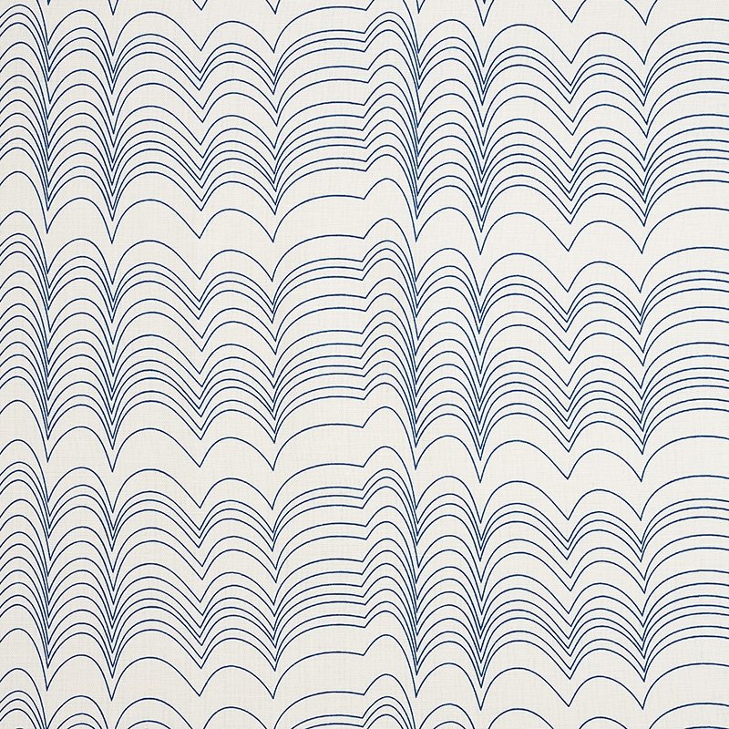 Purchase sample of 177110 Richter, Blue by Schumacher Fabric