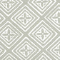 Sample 2490-41WP Fiorentina, Gray on Almost White by Quadrille Wallpaper