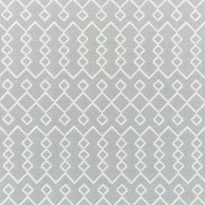 Purchase sample of 72112 Bricolette, Grey by Schumacher Fabric