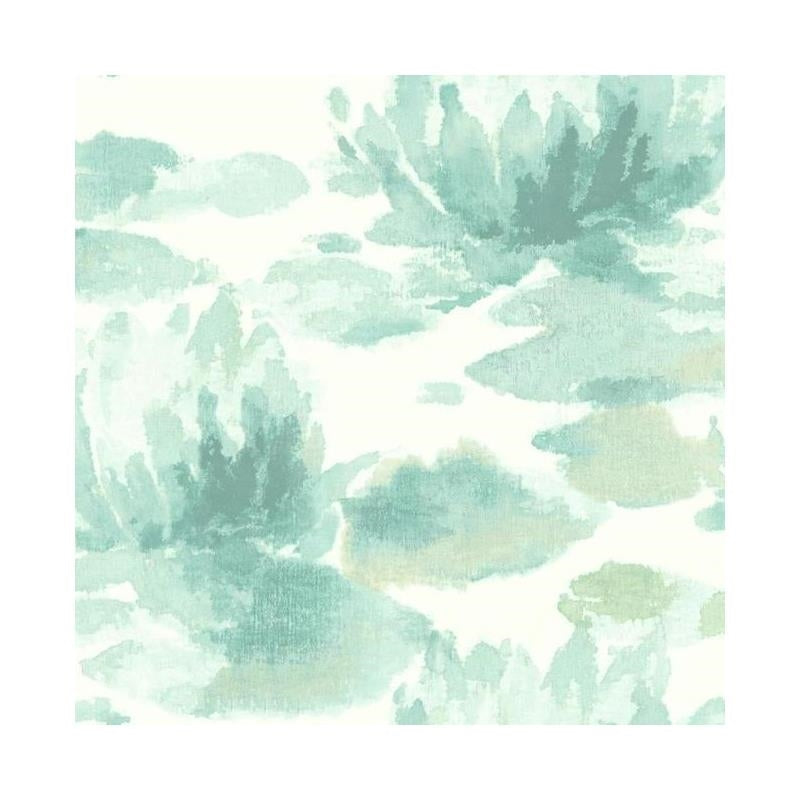 Sample - NA0525 Botanical Dreams, Water Lily Blue Candice Olson