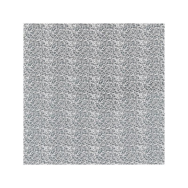 Sample 27146-001 Modern Lace, Snow - Scalamandre Fabric (SC 000127146)