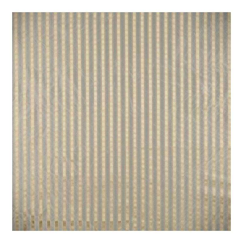 Sample 121M-006 Shirred Stripe, Blue and Grey by Scalamandre Fabric (SC 0006121M)