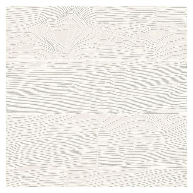 Save 4000-93994 PaintWorks Wade White Planks Paintable White Brewster Wallpaper