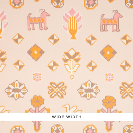 Purchase 5010871 Chuska Warp Print Pink & Orange Schumacher Wallpaper