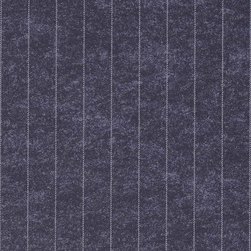 Purchase 2143 Vinyl Savile Suiting Pinstripe White on Blue Phillip Jeffries Wallpaper