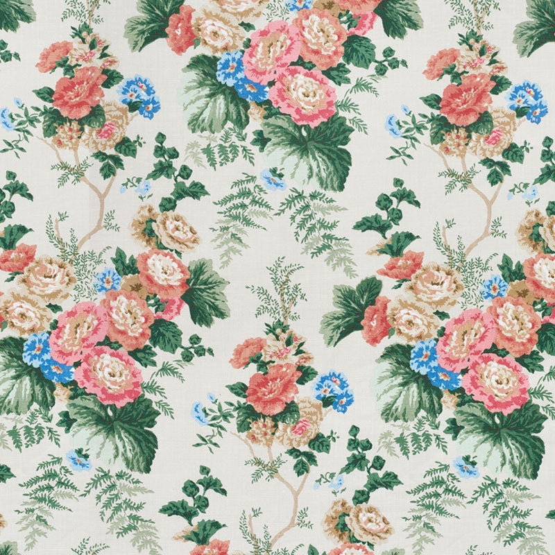 Purchase sample of 178111 Wycombe Park, Red & Blue by Schumacher Fabric