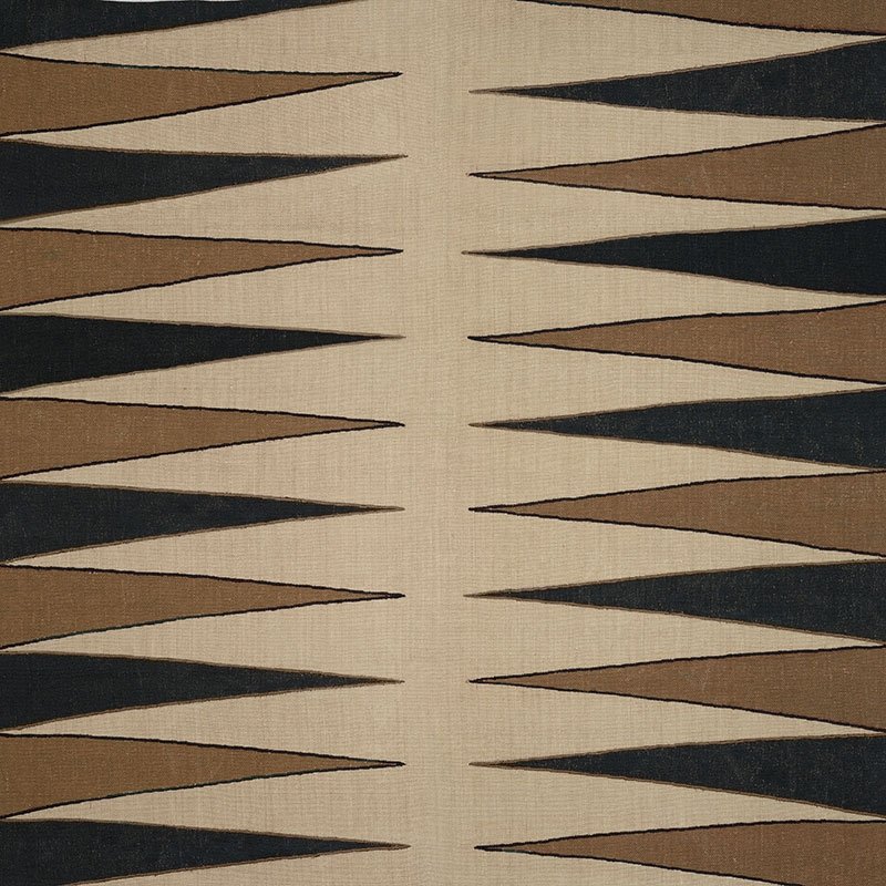 Purchase sample of 175830 Moorea, Lava Black by Schumacher Fabric