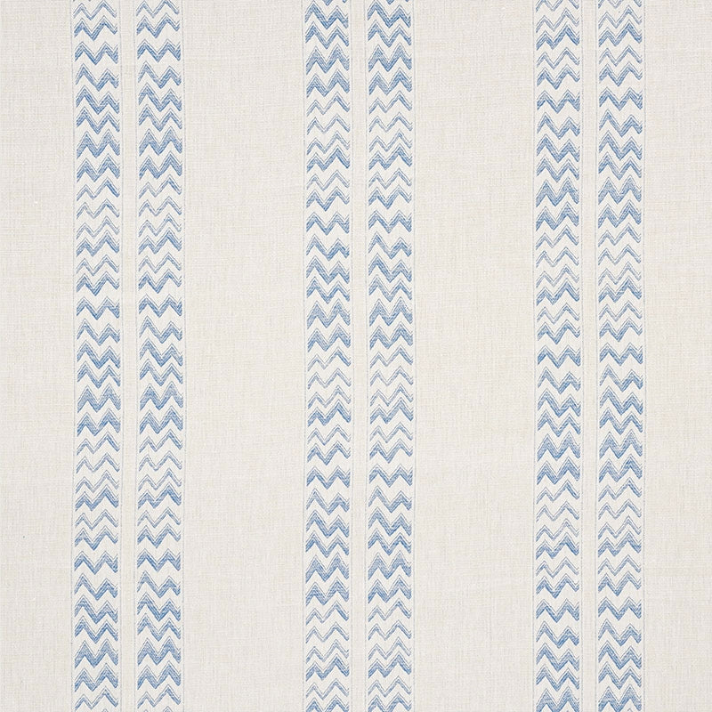 Acquire 69971 Kudu Stripe Blue by Schumacher Fabric