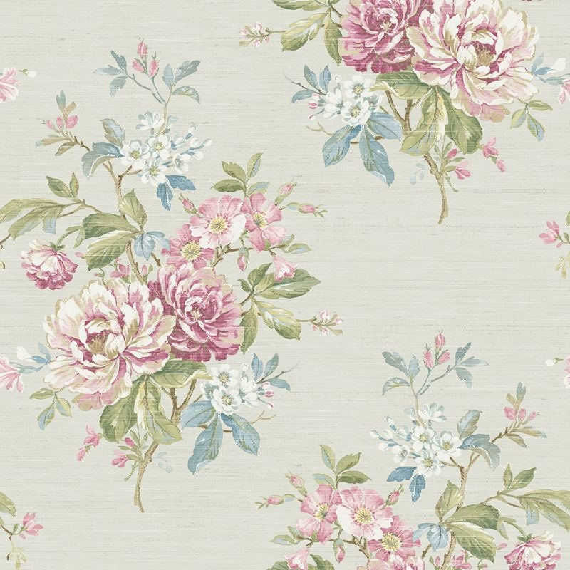 Buy RV21019 Summer Park Floral by Wallquest Wallpaper
