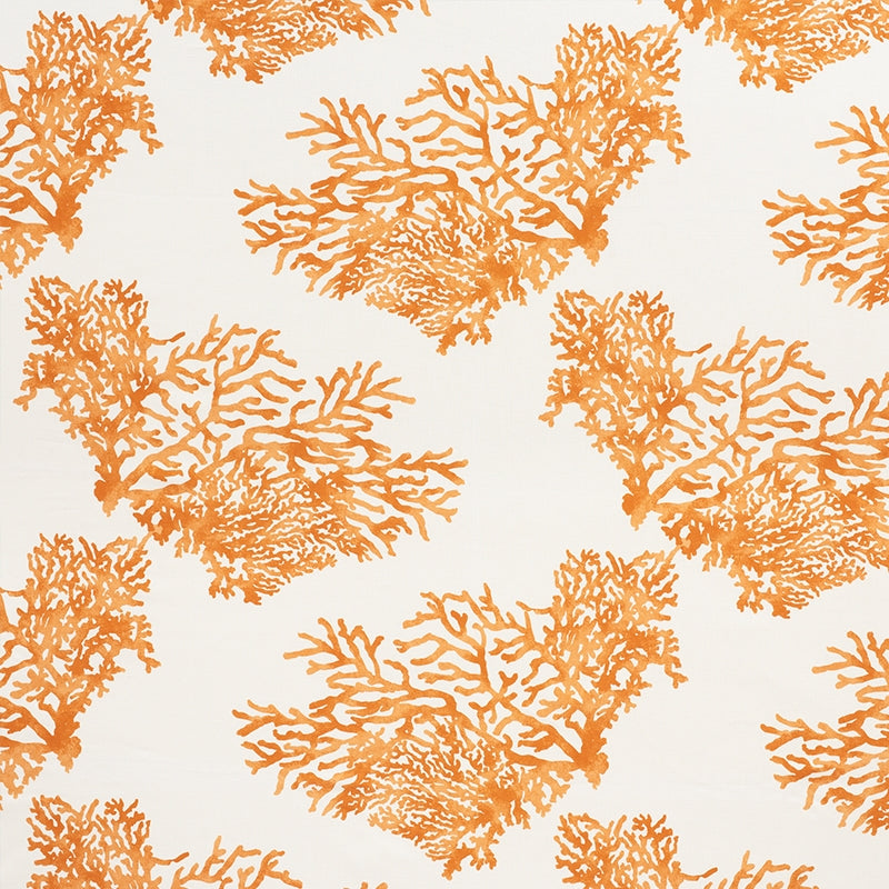 Purchase sample of 175366 Great Barrier Reef, Orange by Schumacher Fabric