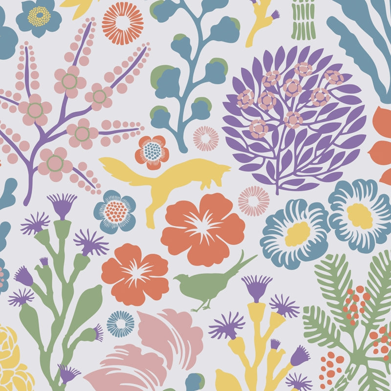 Sample 1473 Ravdunge, Ivory Multi By Borastapeter Wallcovering