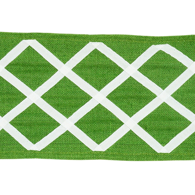 Sample 79440 Zella Tape, Green By Schumacher Trim