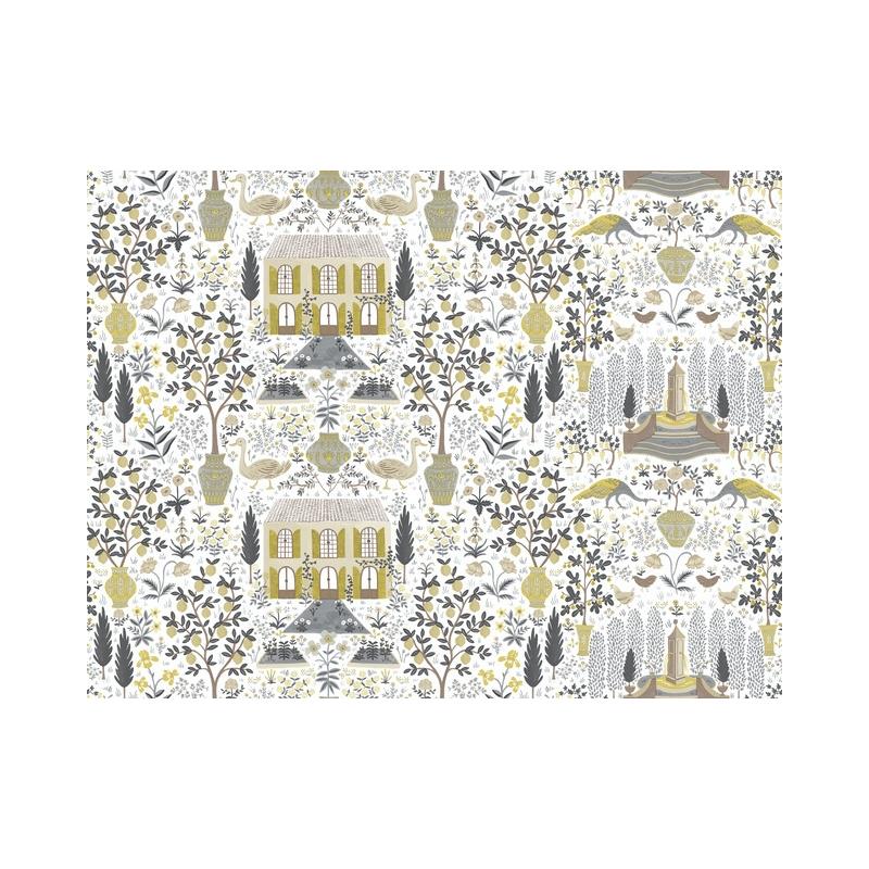 Sample RI5107 Rifle Paper Co. Camont Linen York Wallpaper