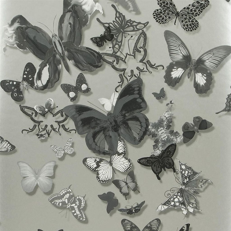 Purchase PCL008/06 Butterfly Parade Zinc by Designer Guild Wallpaper