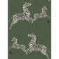Sample SCS3871 Scalamandre, Serengeti Green Zebra Safari Scalamandre Self Adhesive Wallpaper by NuWallpaper