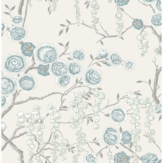 Shop 2785-24832 Peony Tree Signature by Sarah Richardson A-Street Prints Wallpaper