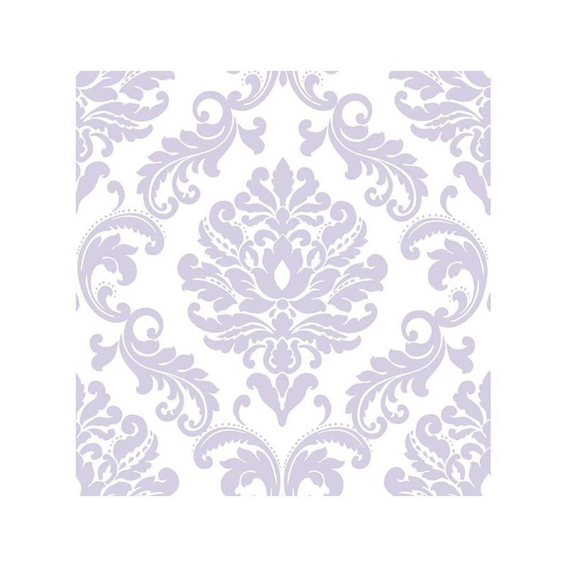Sample NU1396 Purple Ariel Peel And Stick Wallpaper by NuWallpaper