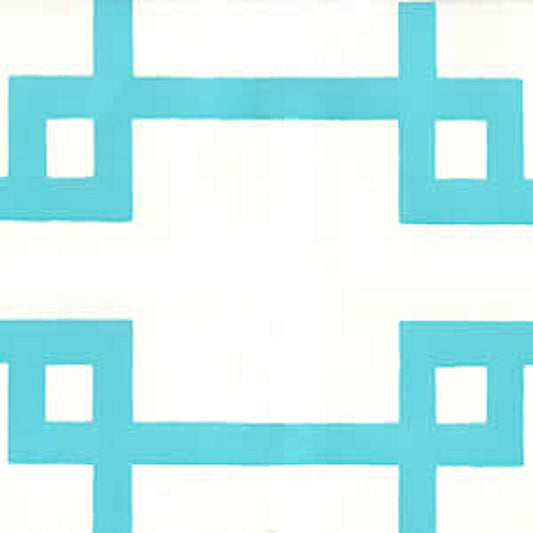 Search 300402OWP Brighton Turquoise On Off White by Quadrille Wallpaper