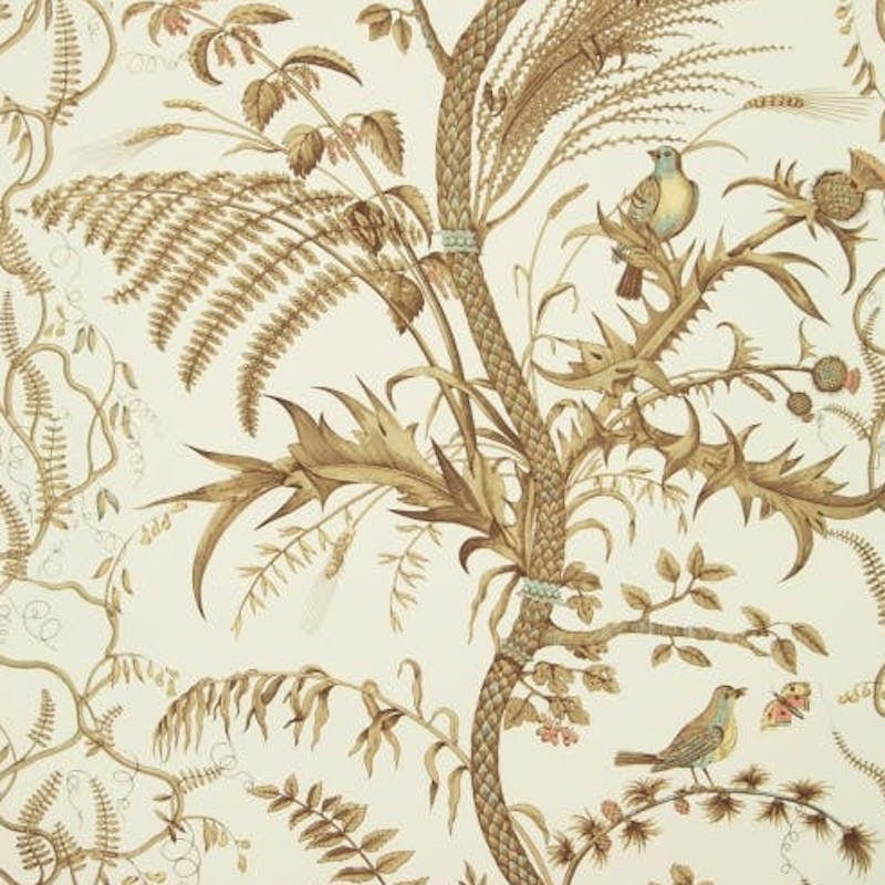 Select BR-69518.068 Bird And Thistle Beige by Brunschwig Fils