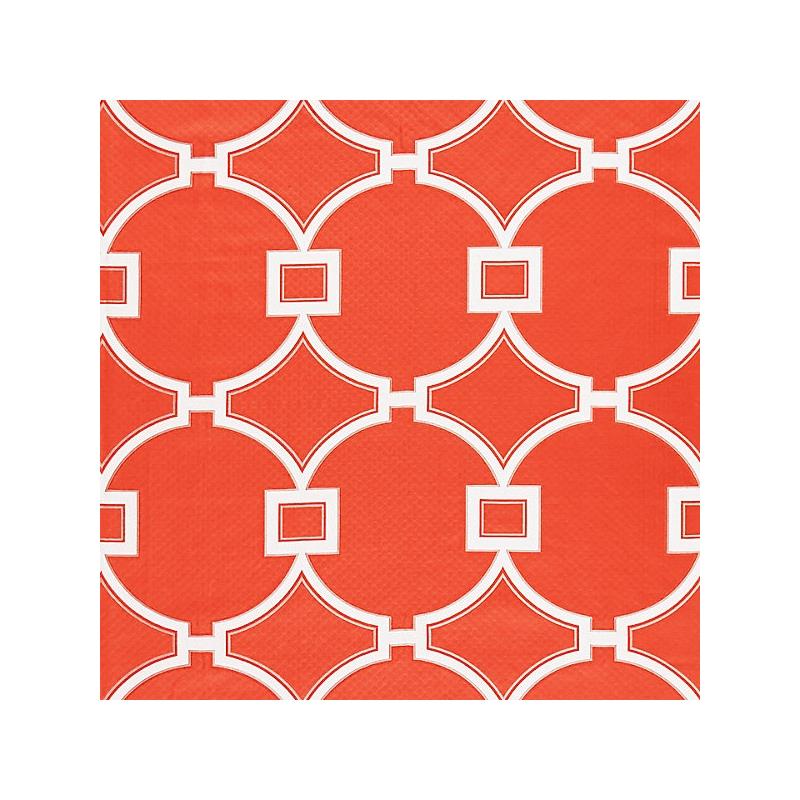 Acquire 27072-003 Circle Fret Coral by Scalamandre Fabric