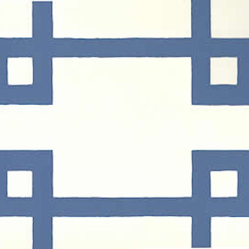 Sample 300409OWP Brighton, New Navy On Off White by Quadrille Wallpaper