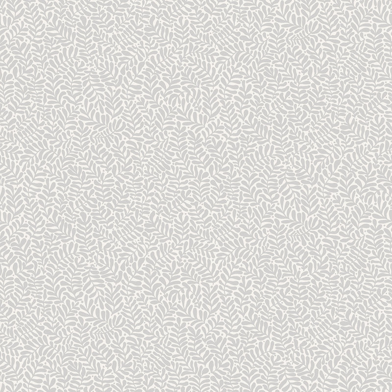 Sample 2999-55004 Annelie, Anna Light Grey Fern Trail by A-Street Prints Wallpaper