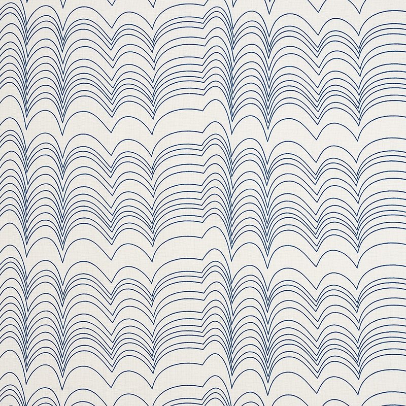 Select 177110 Richter Blue by Schumacher Fabric