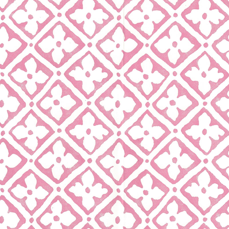 Select 306330W-02 Puccini Pink on Almost White by Quadrille Wallpaper