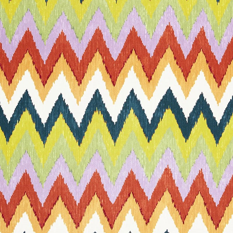 Purchase sample of 174821 Adras Ikat Print, Caravan by Schumacher Fabric